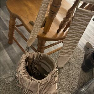 Fringe crossbody purse